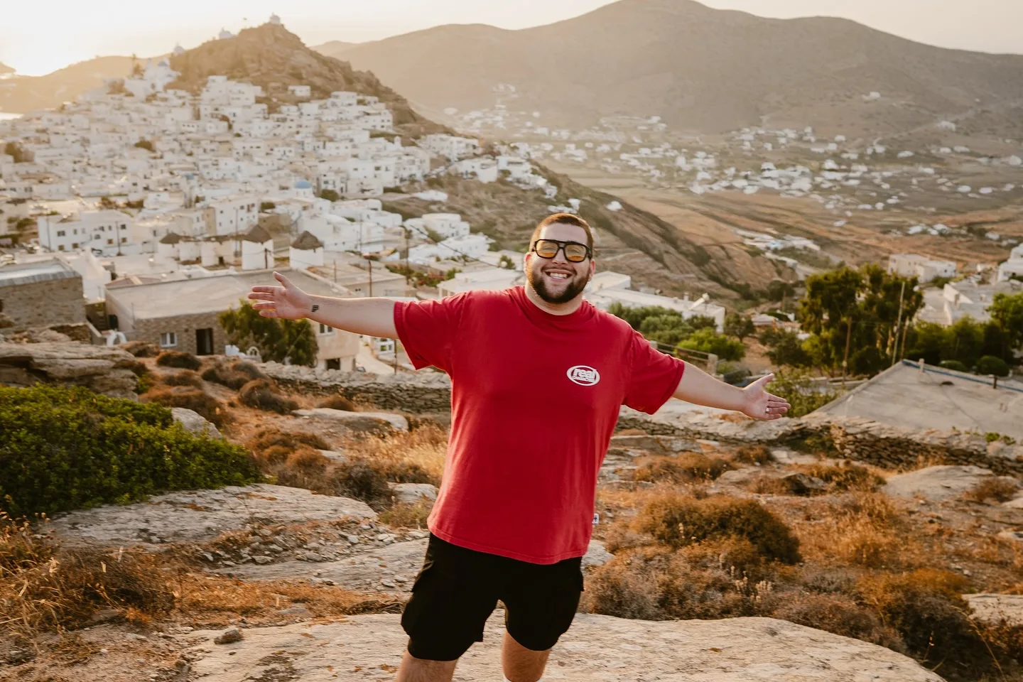CHASA in the sunlit Greek landscape